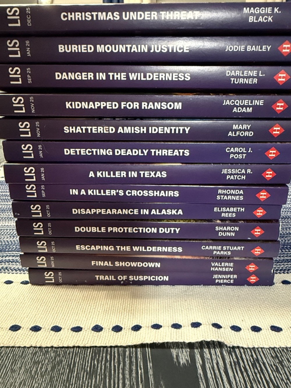 (13) -Love Inspired Suspense Paperback Bundle - Picture 11 of 11